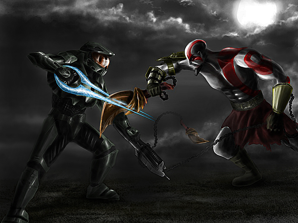 Master Chief vs Kratos