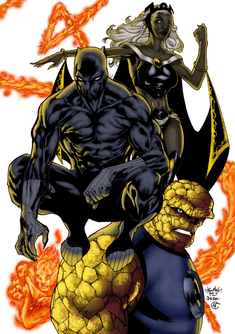 New Fantastic Four Colored