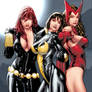 3 Marvel girls coloured