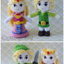 Toon Link and Zelda Amigurumi Doll Plush