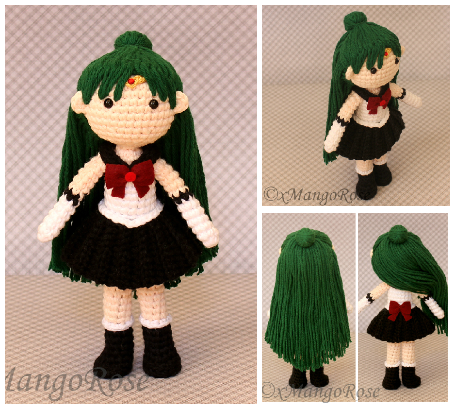 Sailor Pluto Amigurumi Doll