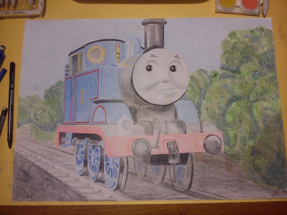 Thomas Drawing Deviantart Thomas the tank engine by londonannie05 on DeviantArt