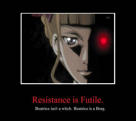 Umineko Poster - Resistance is Futile