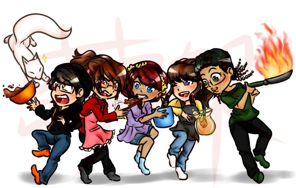 Cooking Chibis by Blackwolf008 on DeviantArt