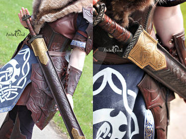 Viking scabbard larp