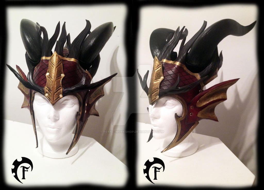 Fall forest dragon crown by Feral-Workshop on DeviantArt