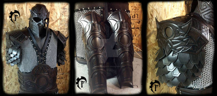 Owl theme dwarvish leather armor