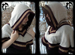 Viking/celtic shoulder cape