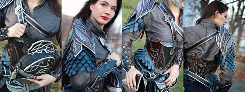 Female Elven Leather Armor set