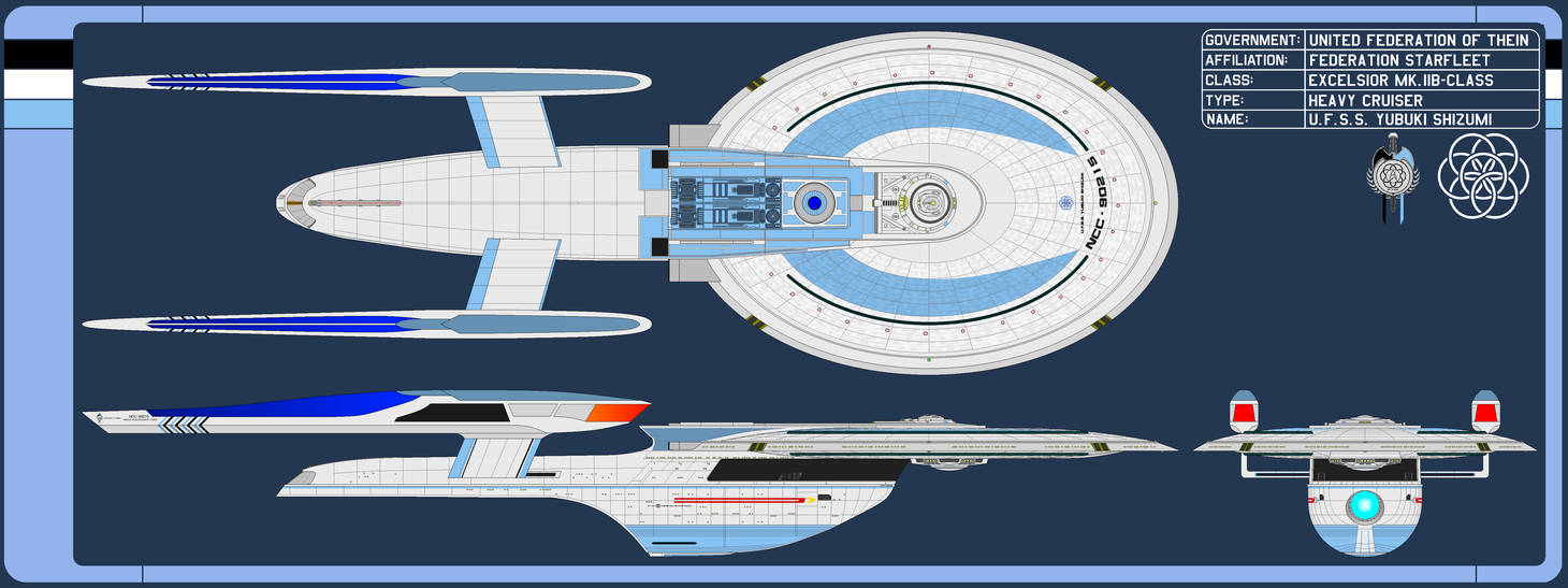 Ufss UFSS Yubuki Shizumi (NCC-90215) by Kurukurumii on DeviantArt