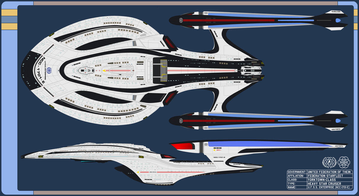 UFSS Enterprise (NCC-1701-E) by Kurukurumii on DeviantArt
