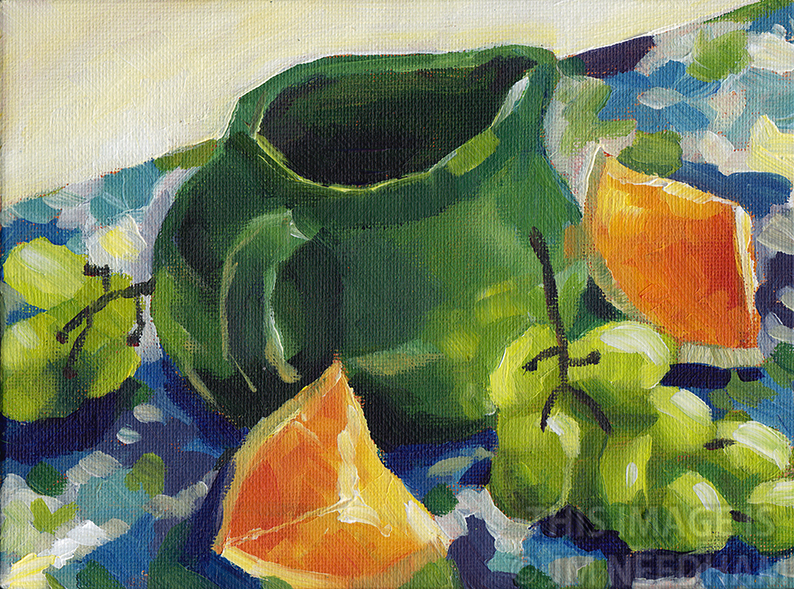 The Green Jug by JMNeedhamArt