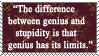 Albert Einstein Quote Stamp2 by Sinister666beauty