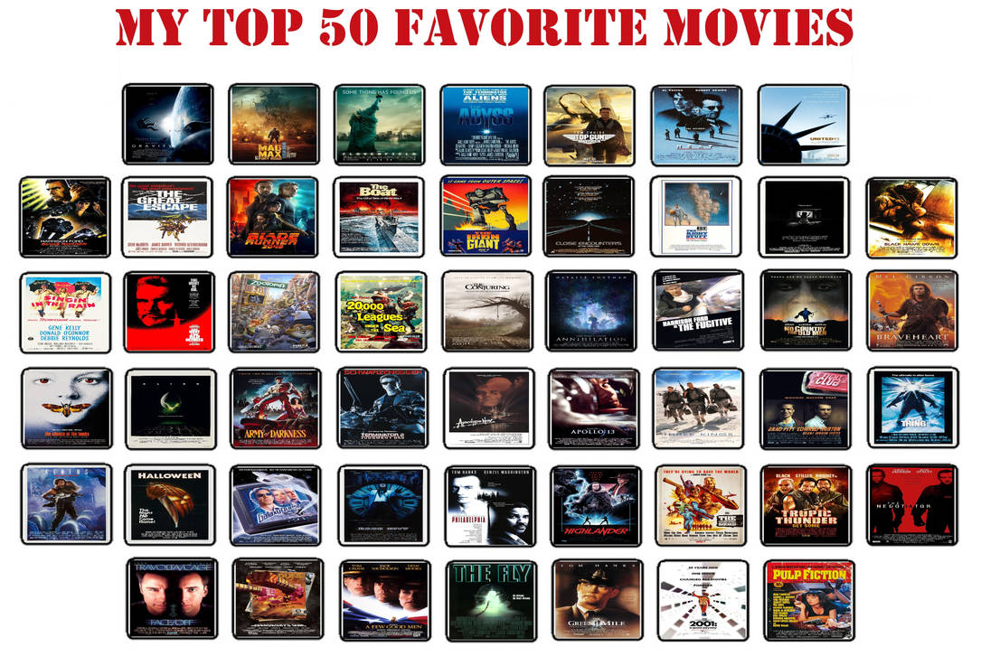 My Top 50 Favorite Movies by MusicAndMovies1993 on DeviantArt