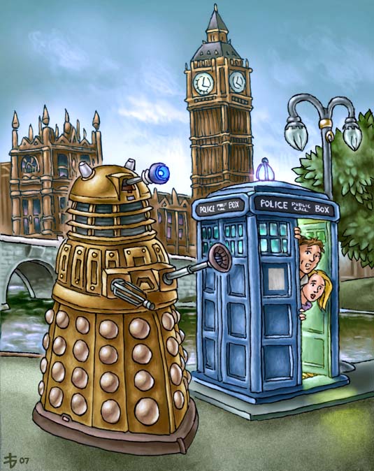 Dalek + Doctor Who