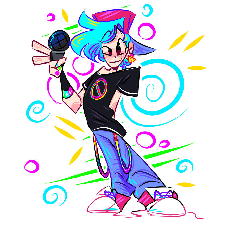 Stylized Boyfriend || FNF by TormaStorm on DeviantArt