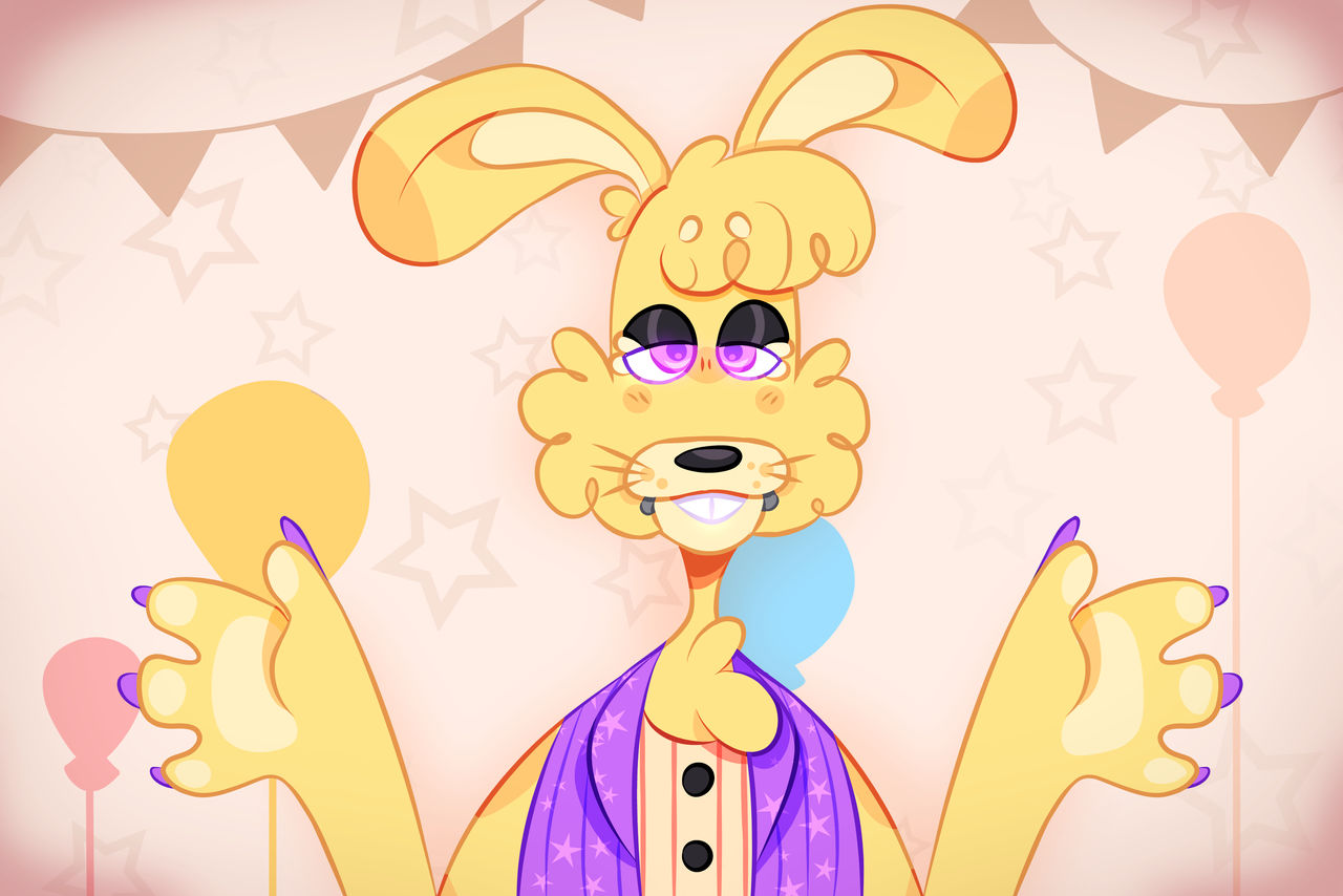 Stylized SpringBonnie by TormaStorm on DeviantArt
