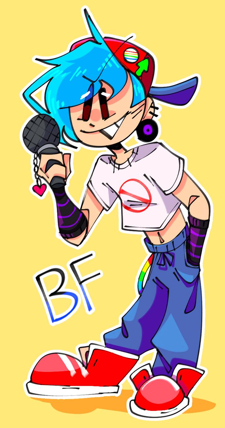 Boyfriend design // FNF by TormaStorm on DeviantArt