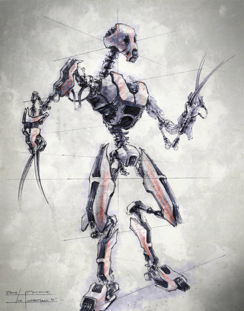 Skeleton Machine by zakforeman on DeviantArt