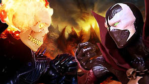 MK1 Intros: Ghost Rider VS Spawn (Updated)