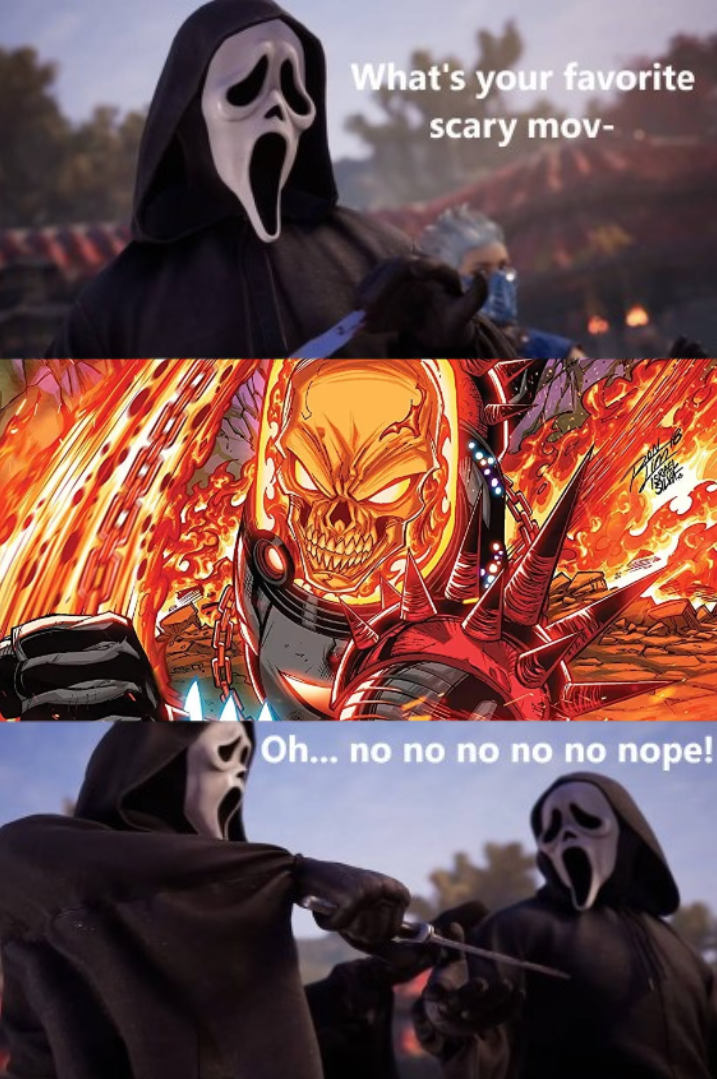 Ghostface Meets Cosmic Ghost Rider