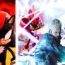Shadow The Hedgehog VS Vergil | Fight Art
