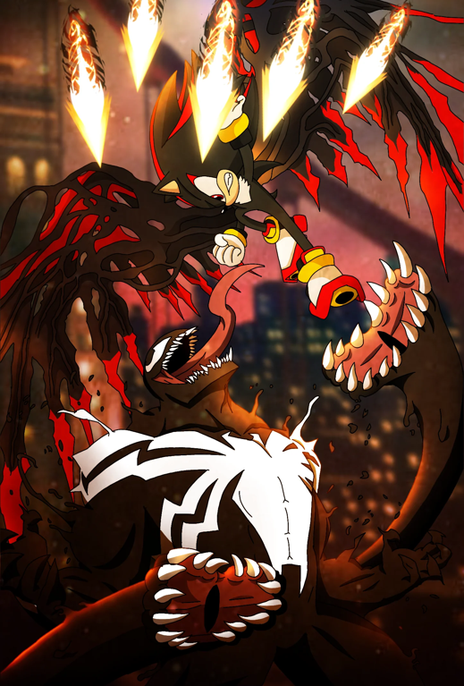 Venom VS Shadow The Hedgehog (Battle Art)