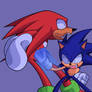 Sonic Punches Knuckles