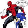 Spider-Man and Sonic (Fanart)