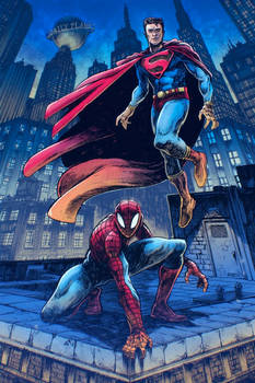 Spider-Man and Superman (Fanart)