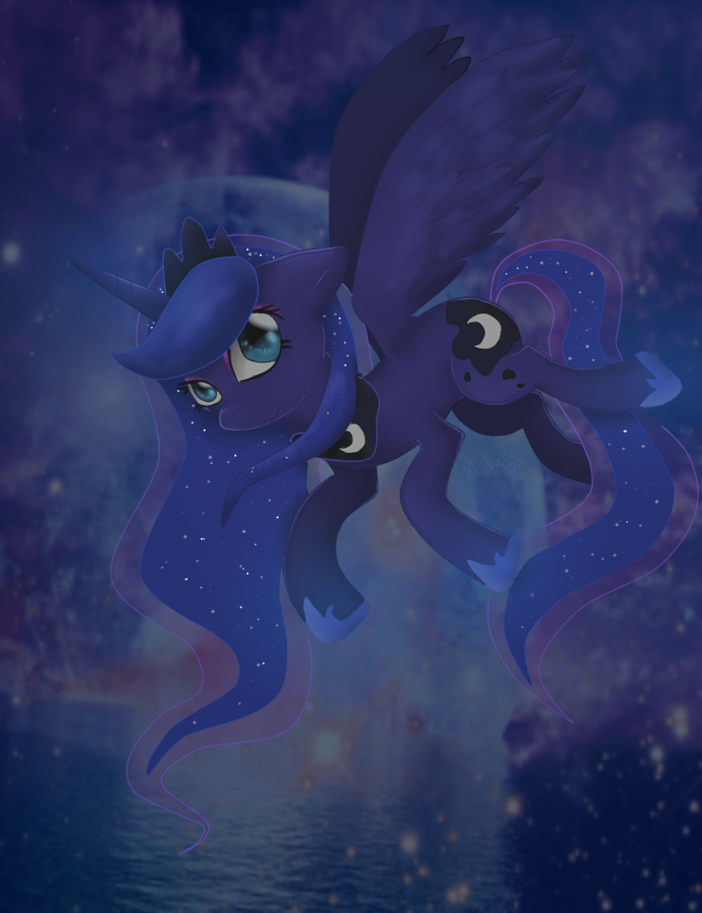 Inspirational Dusk - Luna