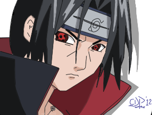 Itachi Uchiha Coloured