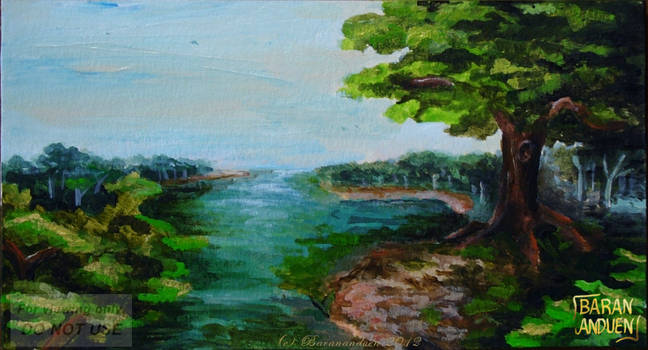 Acrylics - Mini Landscape Painting