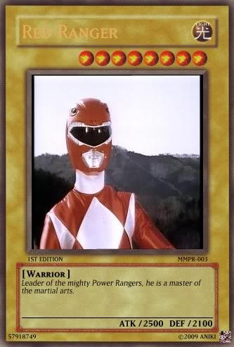 Red Ranger card by Aniki35 on DeviantArt