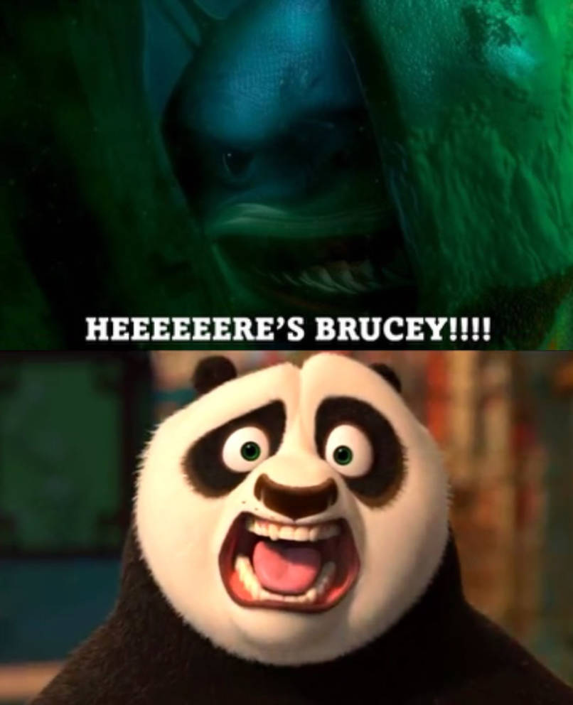Bruce Scared Deviantart Bruce scares Po by Jquiles21 on DeviantArt