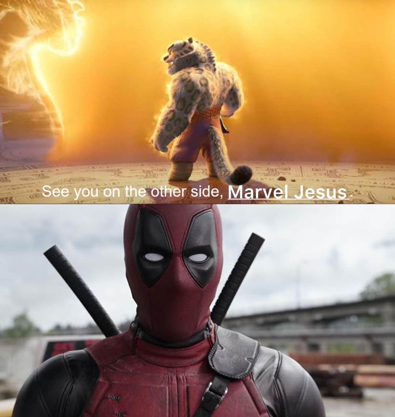 Deadpool Tl Tai Lung Gives Deadpool A Farewell by Jquiles21 on DeviantArt