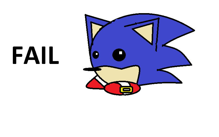 sonic chibi fail by animehart55 on DeviantArt