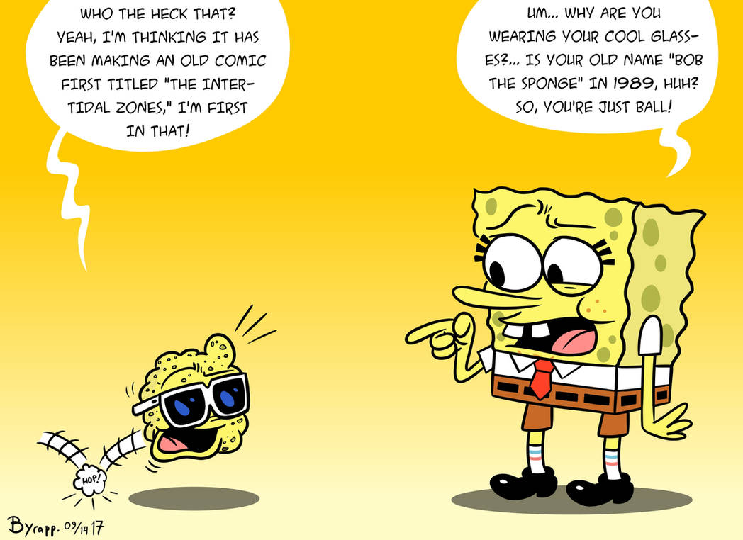 Bob the Sponge's 1989 from the old comic by byrapp on DeviantArt