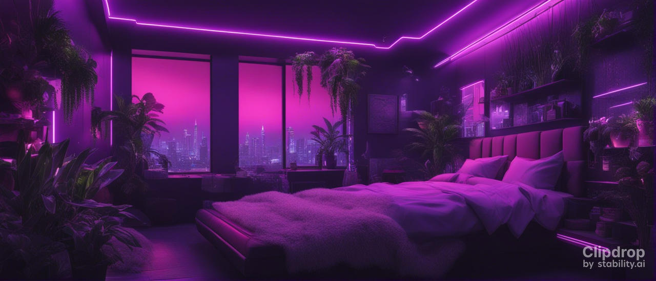 Interior design / Neo Punk / Cyberpunk by sauliukazz on DeviantArt