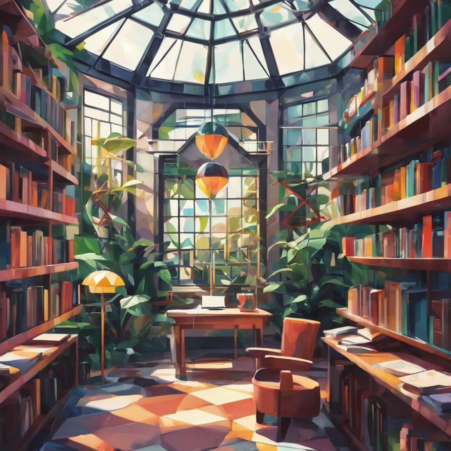 Library / Abstract by sauliukazz on DeviantArt