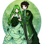 The Green Bride and Groom