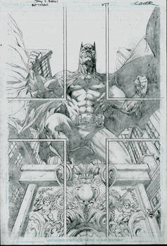 Batman 677, cover, pencils