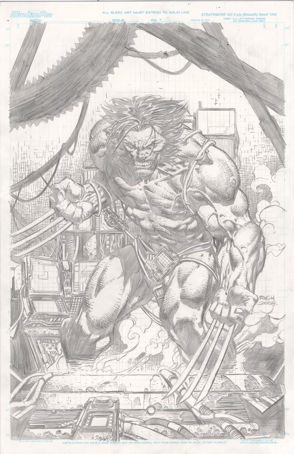 Wolverine, pencils