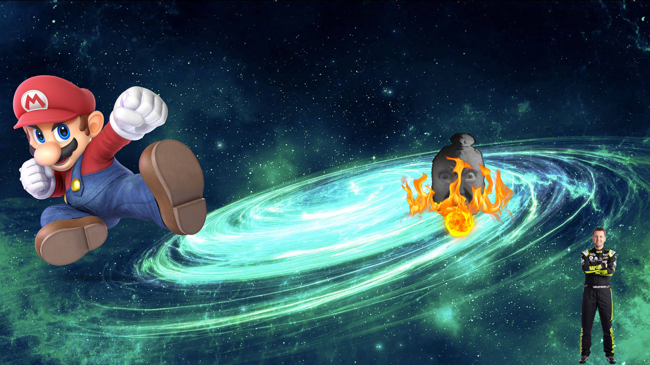 Mario shot a fireball at BND by SavageDylanTaylor on DeviantArt