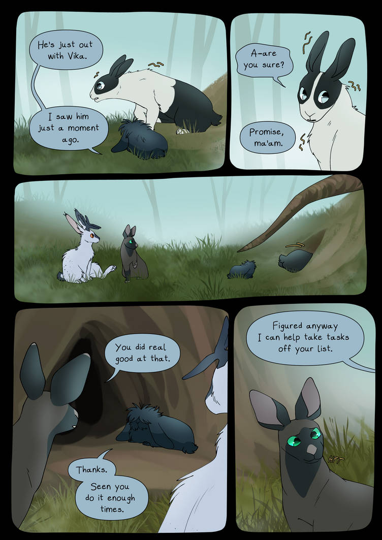 Muse Rabbit Comic Rabbit on the Moon 056 by Nitteh on DeviantArt