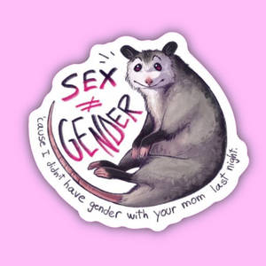 Possum Sticker REPRINT!