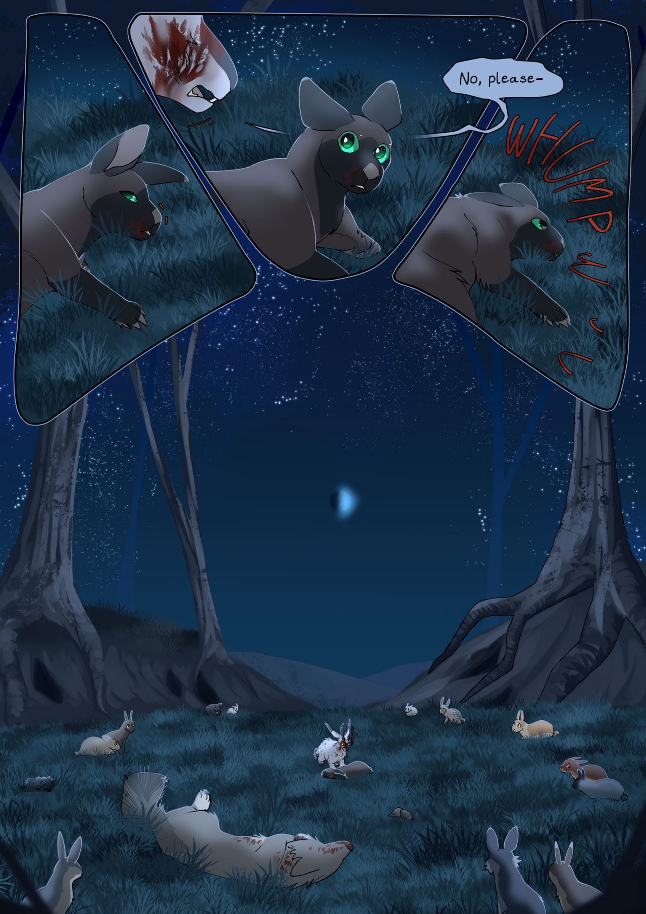 Moon Rabbit Fans Rabbit on the Moon 077 by Nitteh on DeviantArt