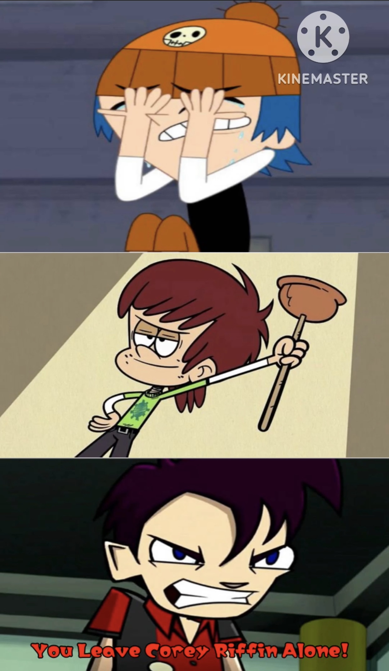Nickelodeon Randy Randy protects Corey Riffin from Chandler McCann by erianeli on DeviantArt