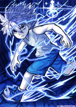 Killua Kanmuru,Denkou Sekka| Hunter x Hunter