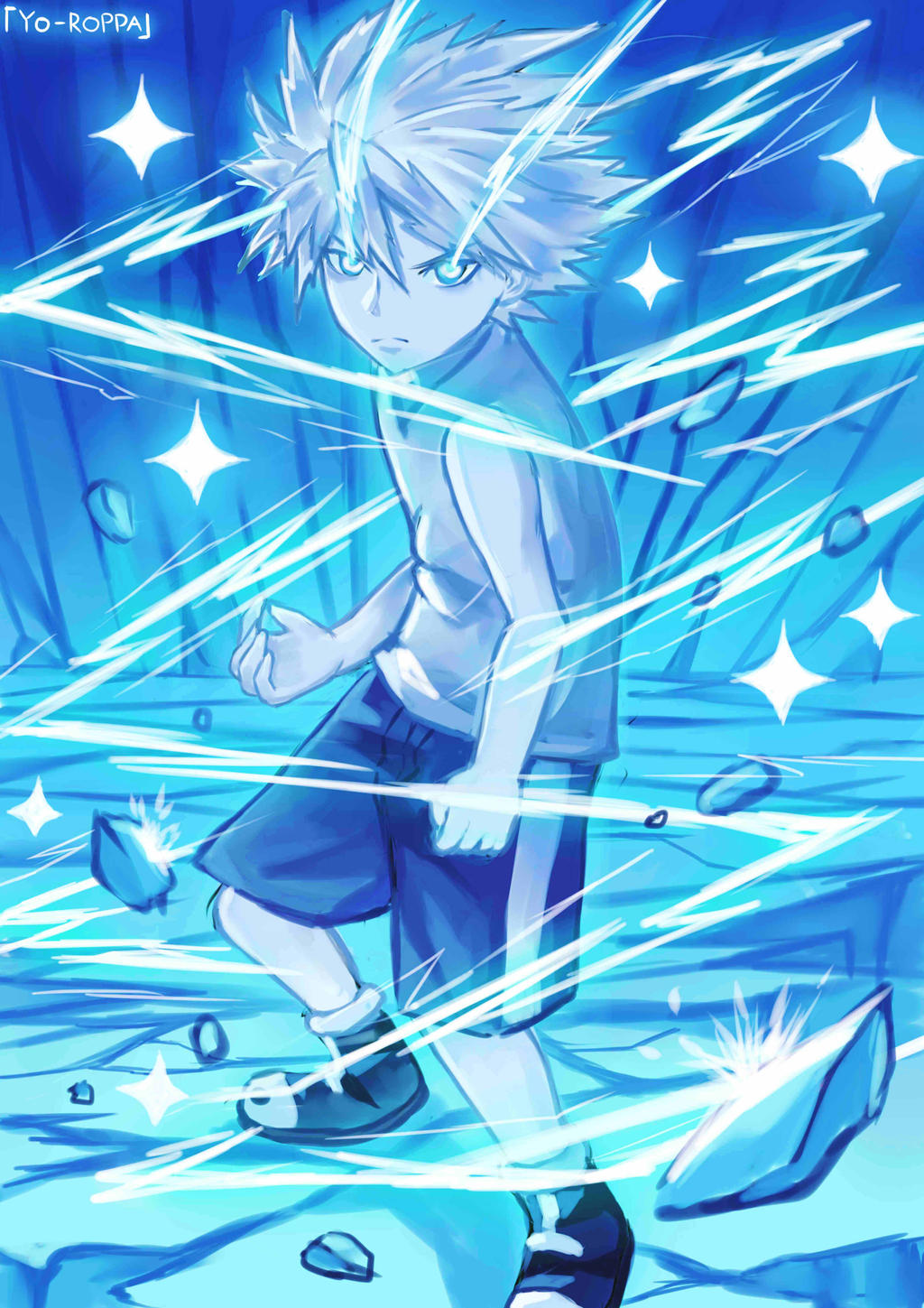 Killua Godspeed Hunterxhunter By Yo Roppa On Deviantart Killua Godspeed Hunterxhunter By Yo Roppa On Deviantart
